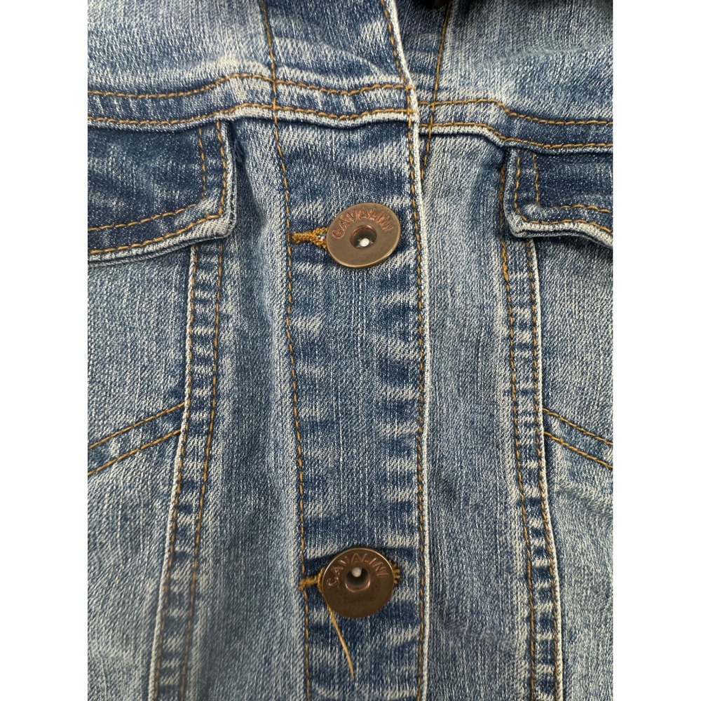 Cavalini Finding Nemo Disney Denim Jacket Blue Medium Wash Womens Size Medium - Picture 9 of 15